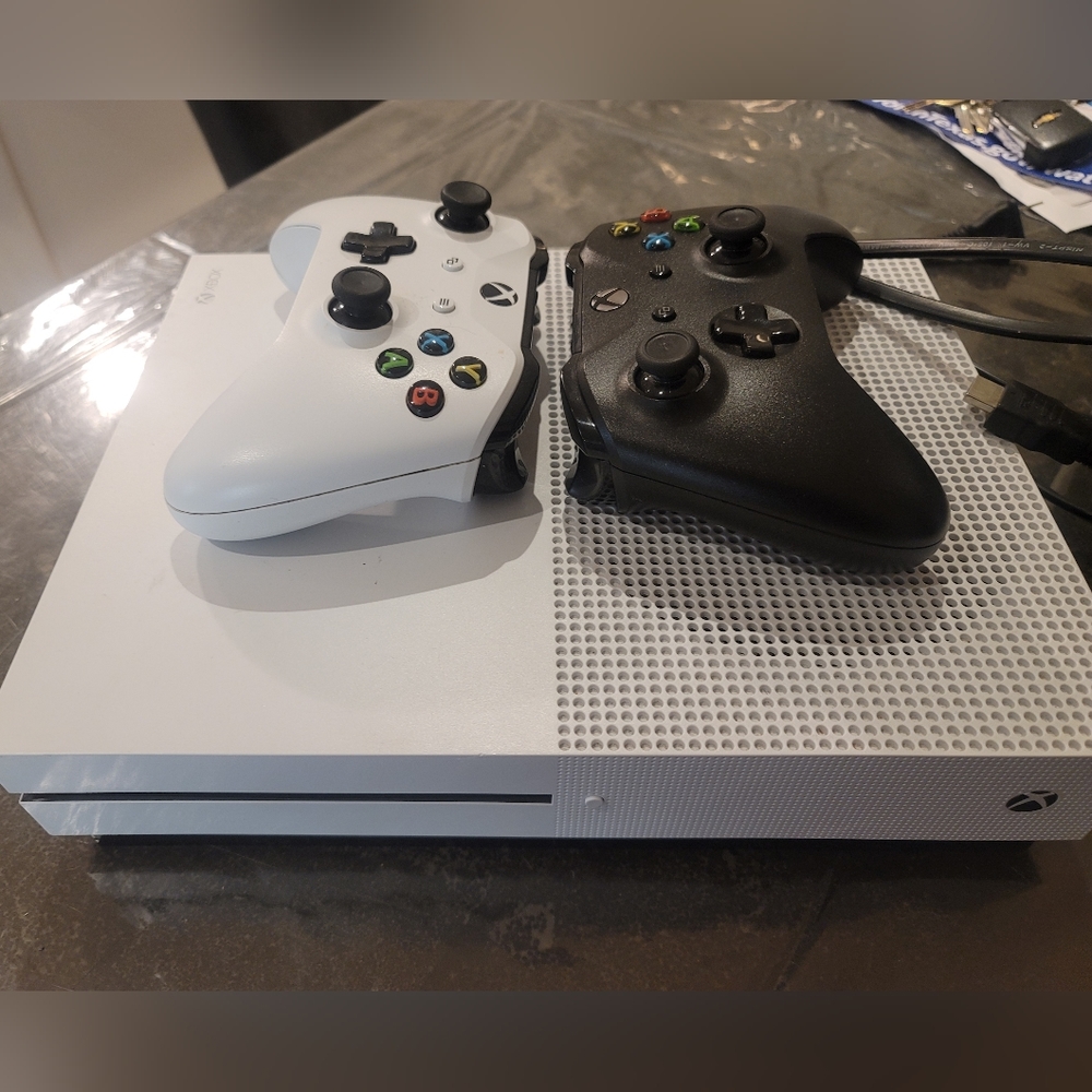 X Box One with Two Controllers - Picture 4 of 5